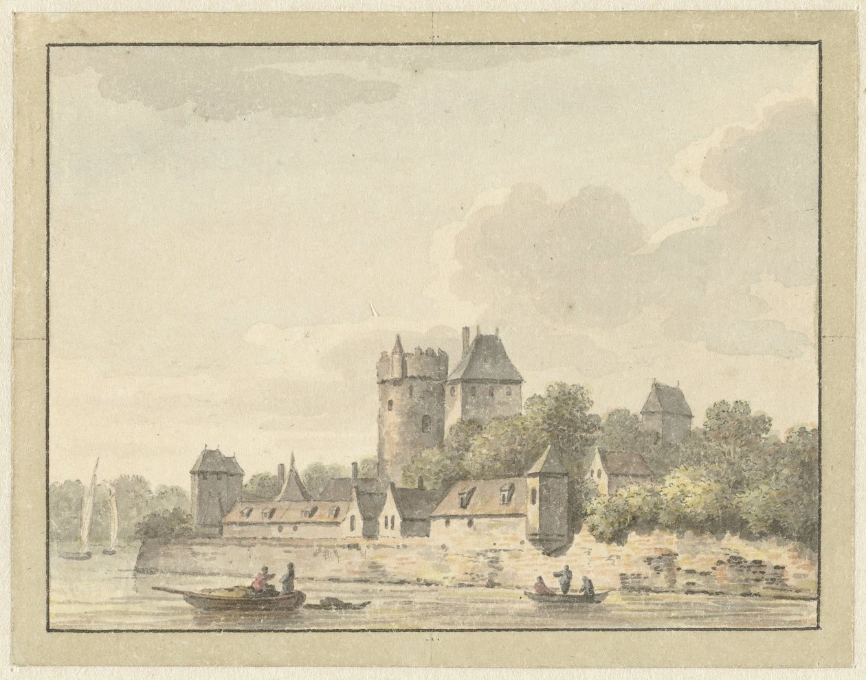 Kasteel Kuilenburg alkotó: Johann Heinrich Muntz
