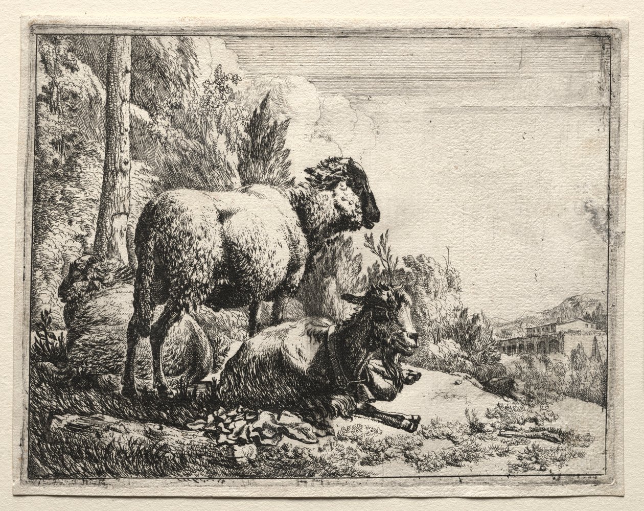 Kecske haranggal, 1665. alkotó: Johann Heinrich Roos