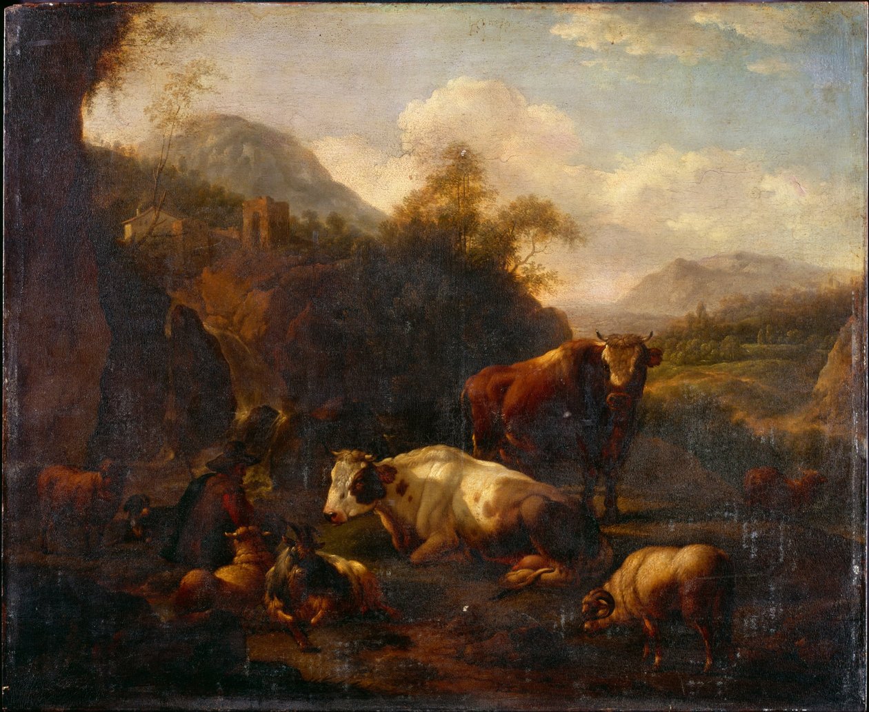 Landschaft alkotó: Johann Heinrich Roos