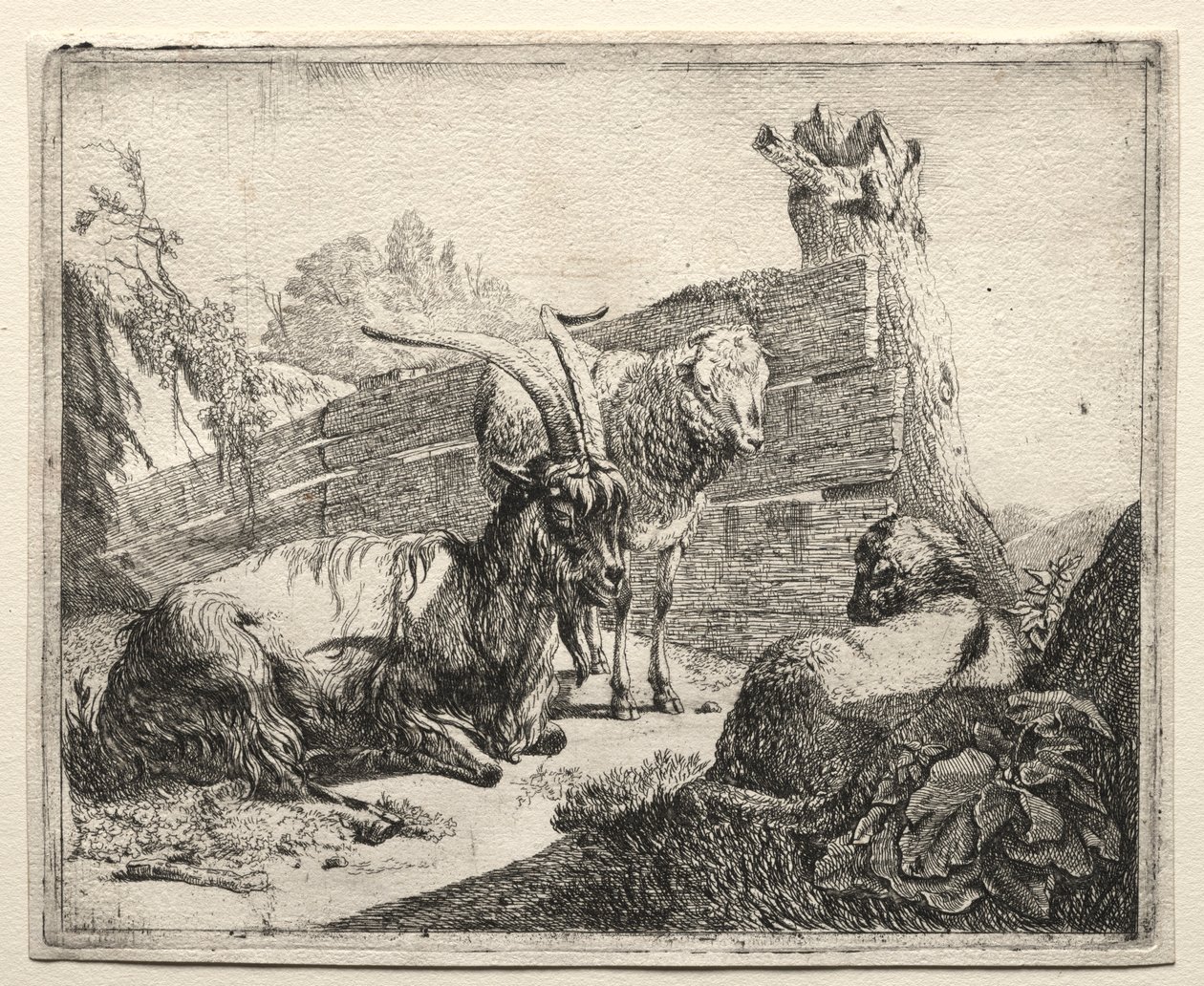 A sövény, 1665. alkotó: Johann Heinrich Roos