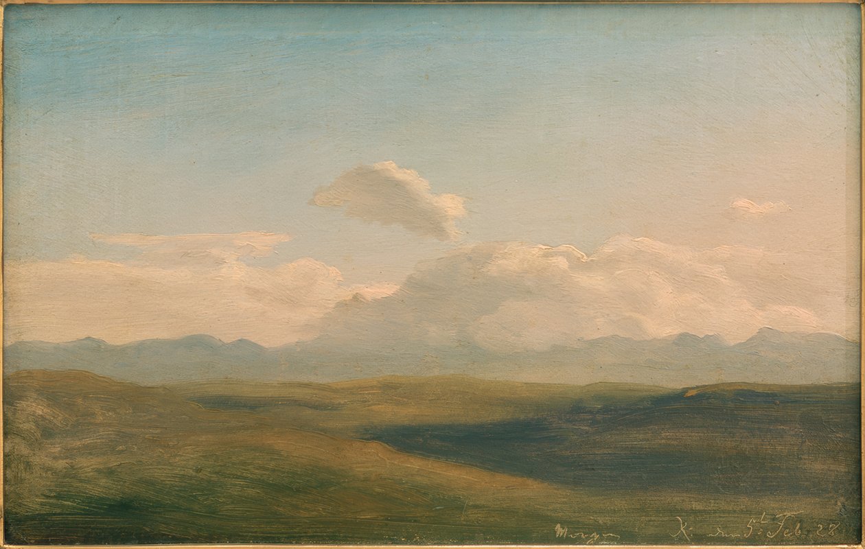Olasz hegyi táj alkotó: Johann Heinrich Schilbach