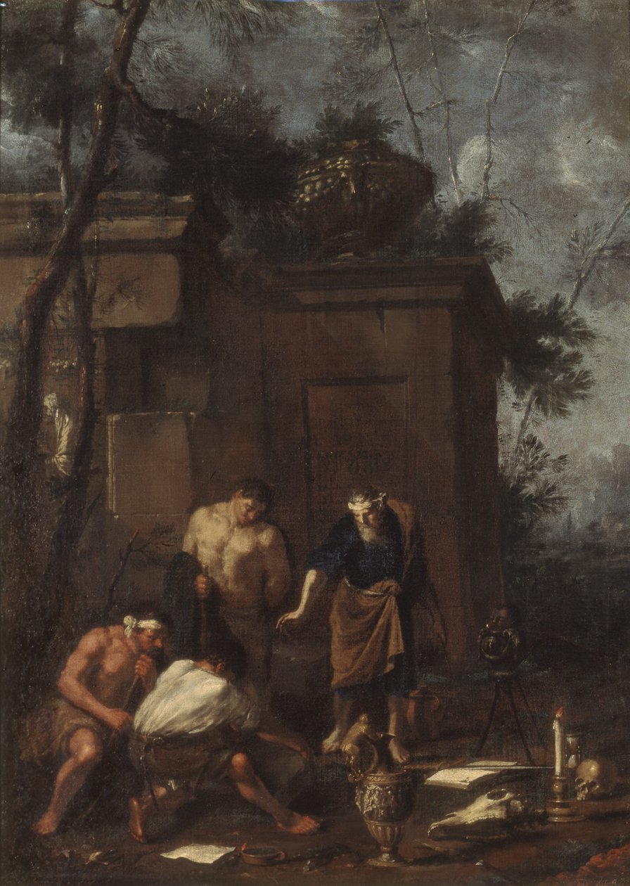 Kincsvadászok, 1660-as évek. alkotó: Johann Heinrich Schoenfeld