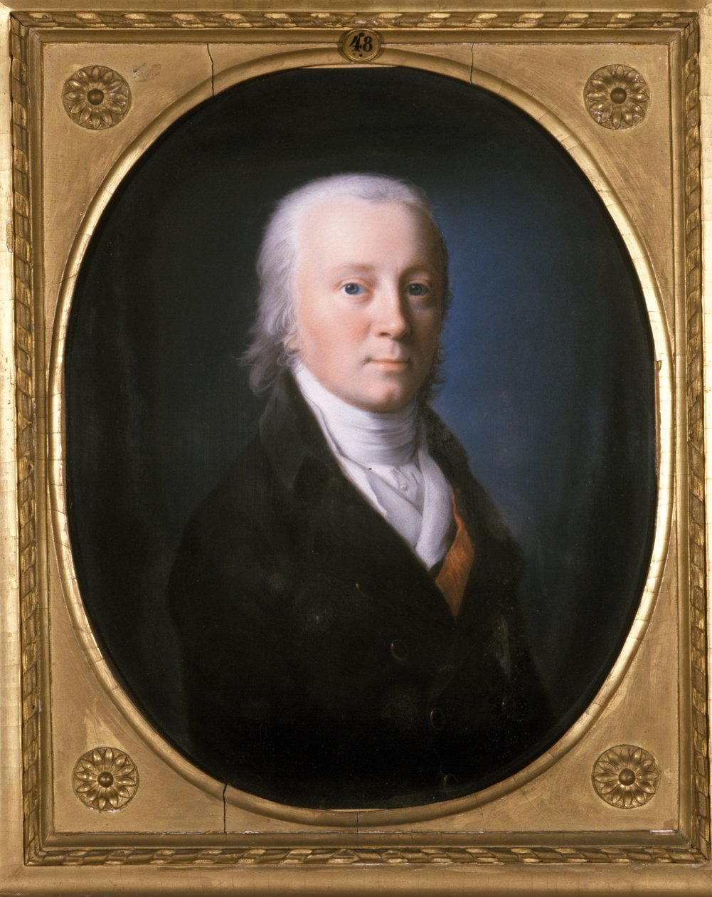 Férfi portré, 1800 alkotó: Johann Heinrich Schroder