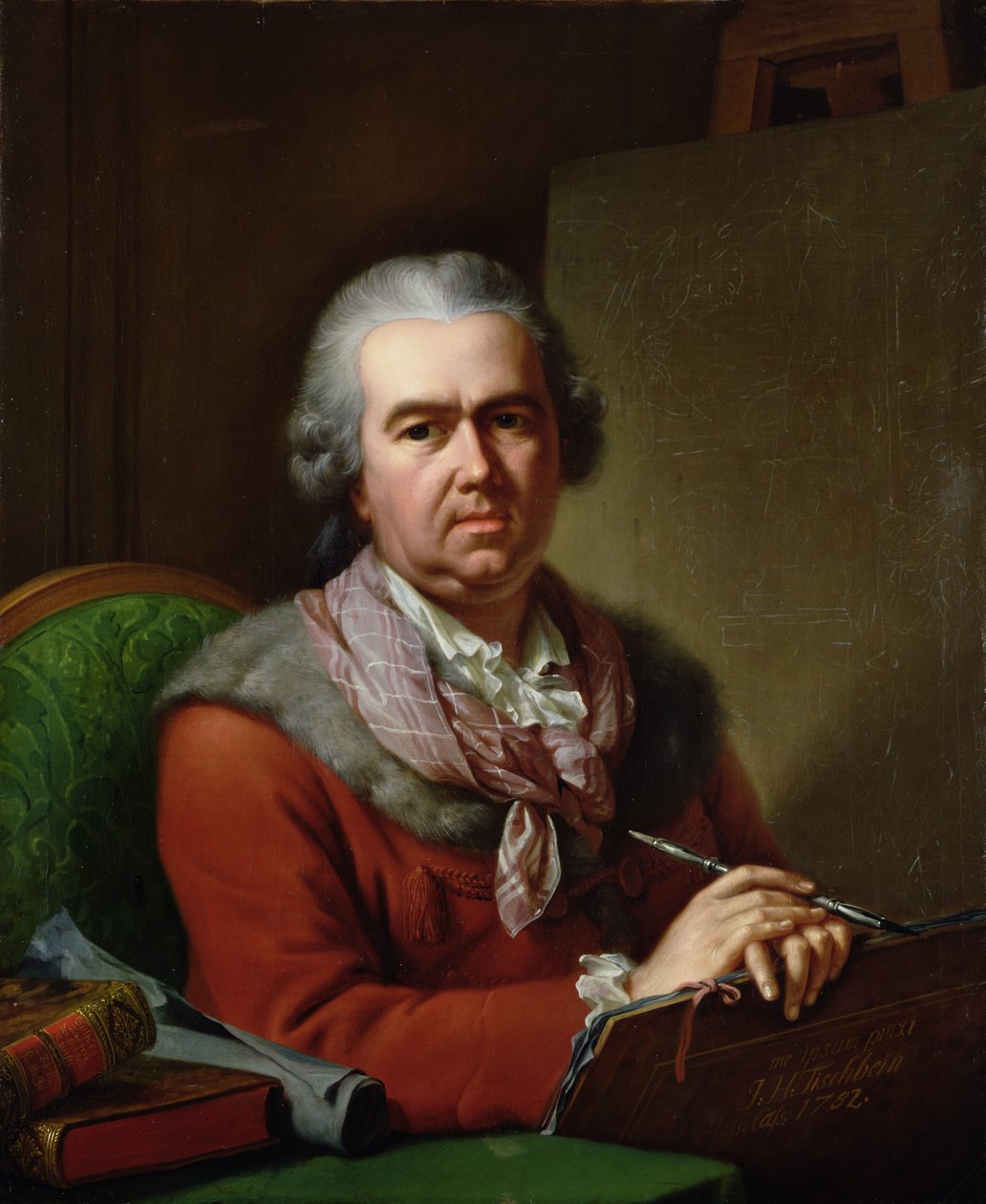 Önarckép öregkorban, 1782 alkotó: Johann Heinrich Tischbein
