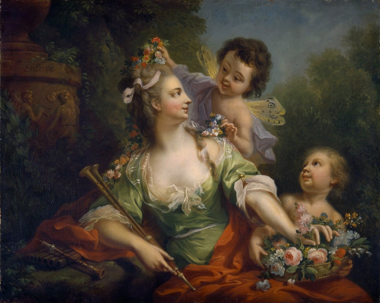 Az Euterpe múzsa (A kilenc múzsa, 1782) alkotó: Johann Heinrich Tischbein
