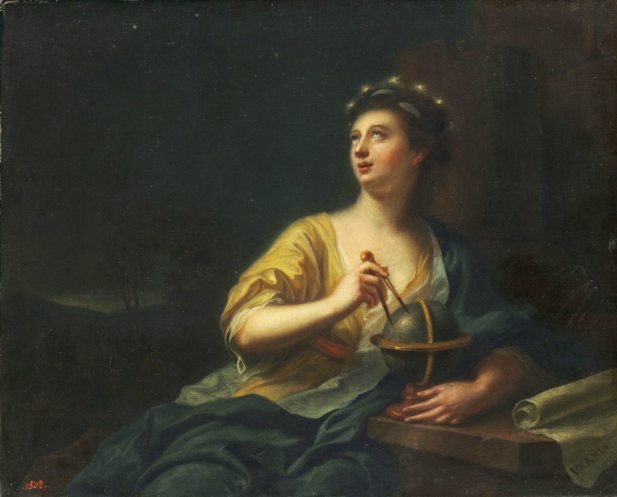 A kilenc múzsa - Urania (csillagászat) alkotó: Johann Heinrich Tischbein