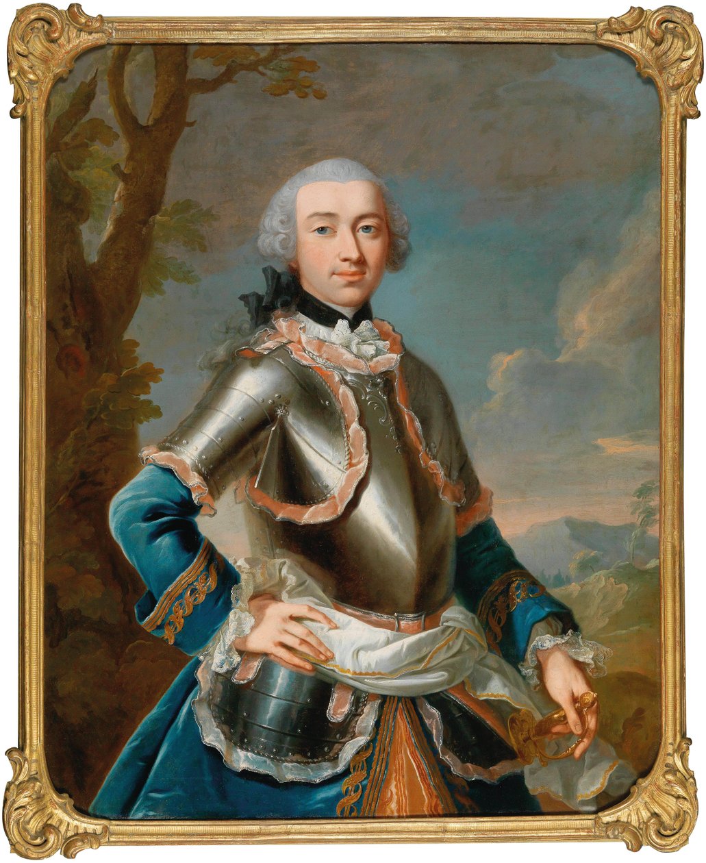 Rudolf Waldbott von Bassenheim gróf portréja 1731-1805, 1755-1765 között. alkotó: Johann Heinrich Tischbein the Elder