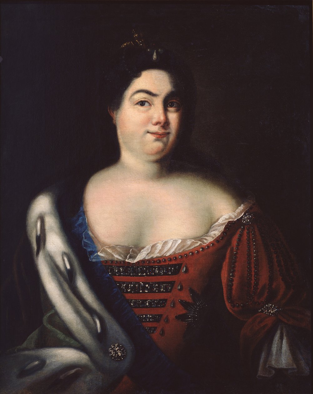 I. Katalin császárné portréja 1684-1727, 18. század eleje. alkotó: Johann Heinrich Wedekind