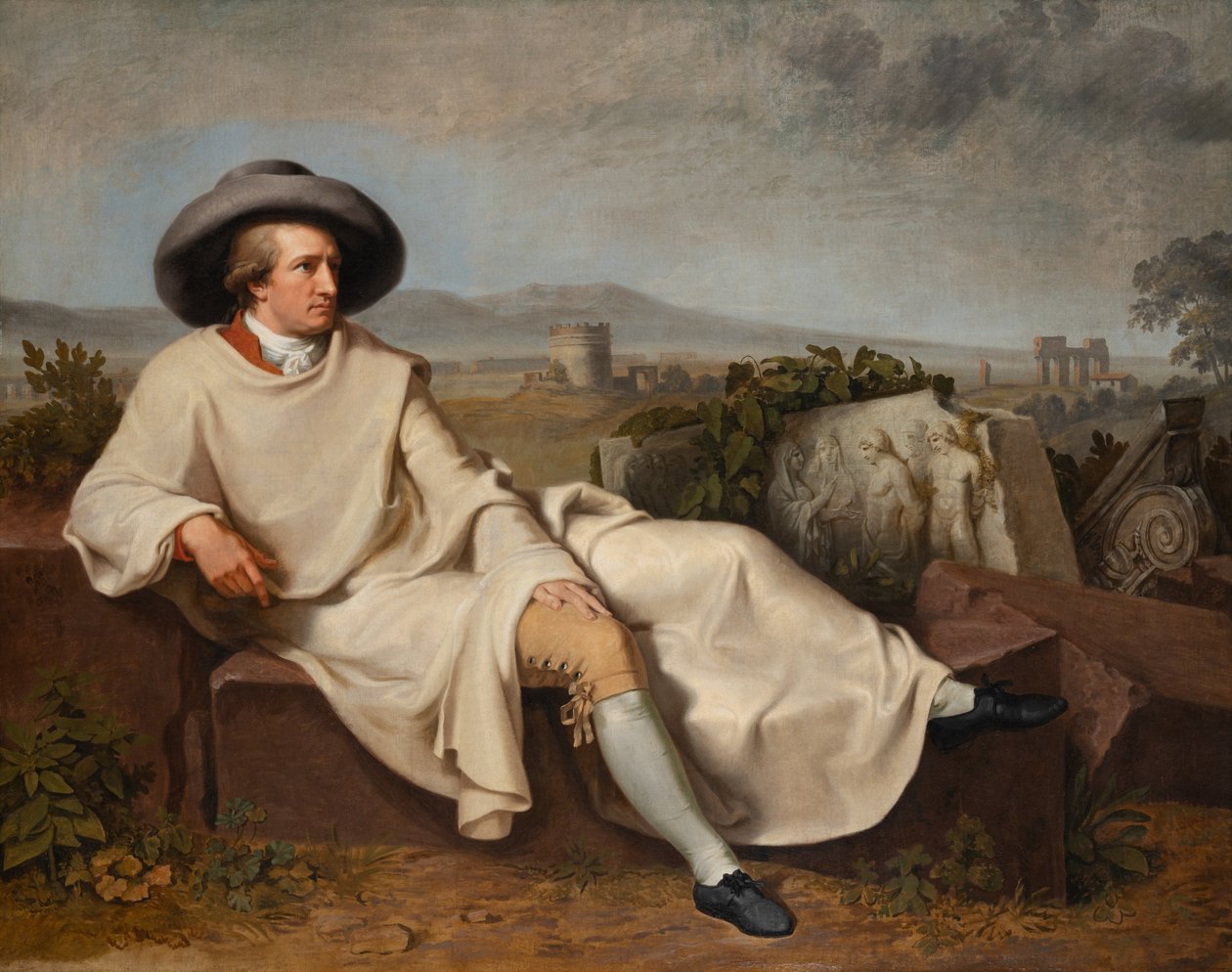 Goethe a római Campagna-ban alkotó: Johann Heinrich Wilhelm Tischbein