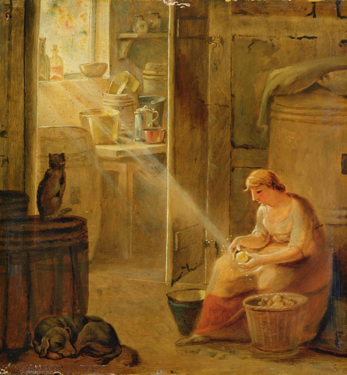 Belső (A burgonya) alkotó: Johann Heinrich Wilhelm Tischbein