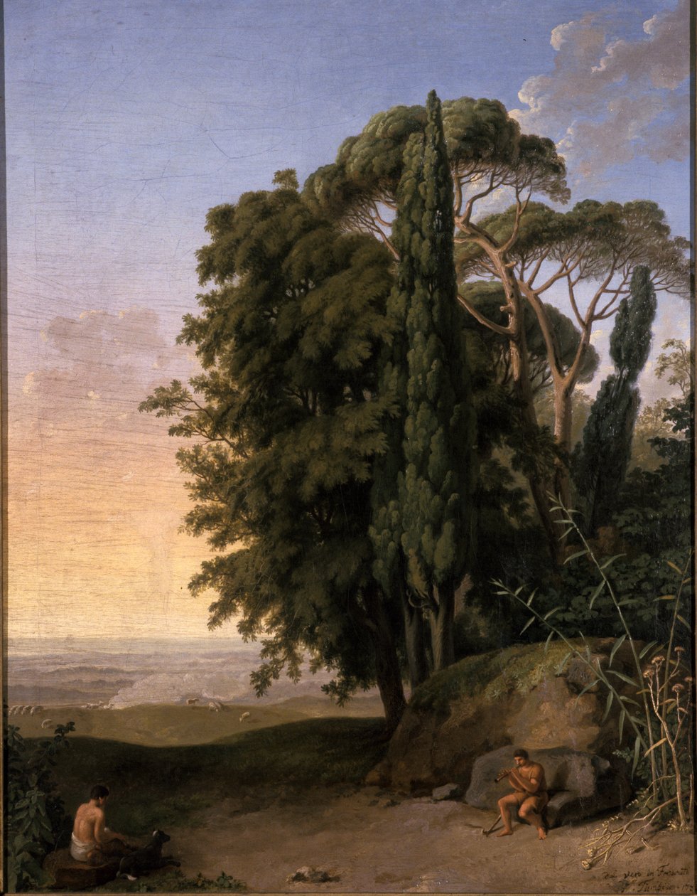 Táj Frascati közelében, 1783 alkotó: Johann Heinrich Wilhelm Tischbein
