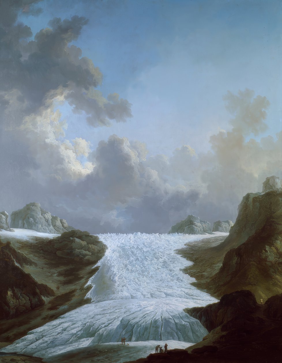 Der Rhonegletscher von Johann Heinrich Wüest
