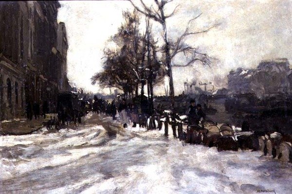 Tél, Rotterdam alkotó: Johann Hendrik Mastenbroek