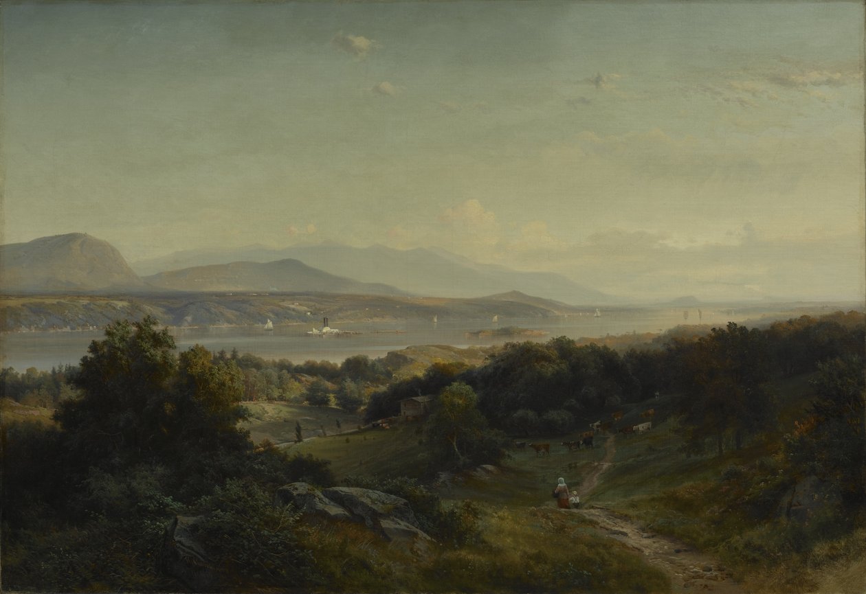 Tájkép, Hyde Park, New York, 1859 alkotó: Johann Herman Carmiencke