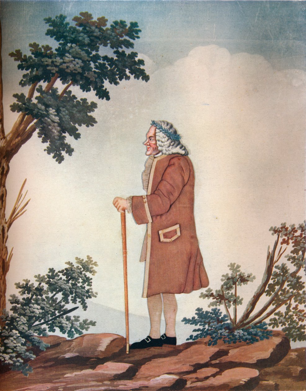 Voltaire portréja, XVIII. század alkotó: Johann Huber