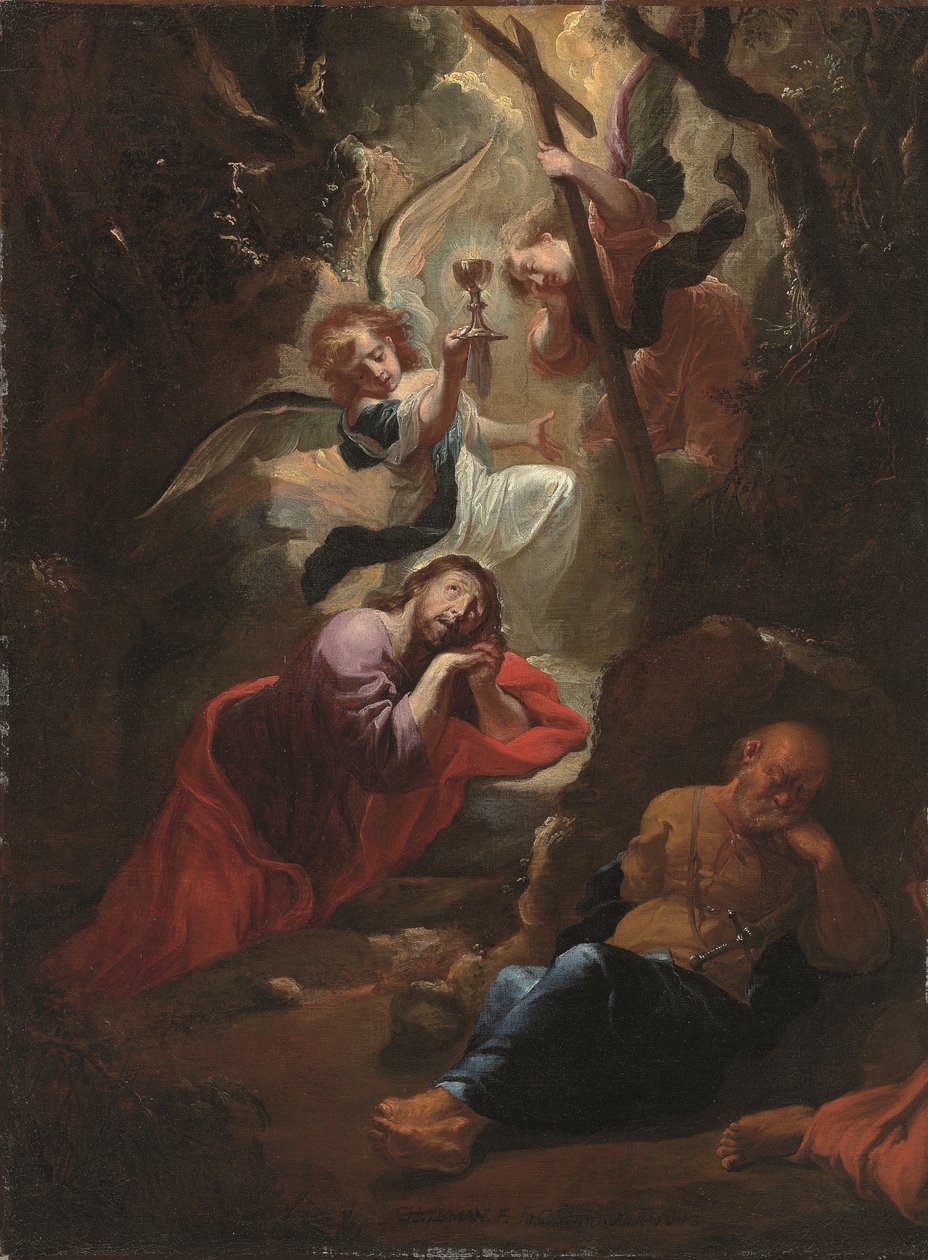 Agónia a kertben alkotó: Johann Hulsman