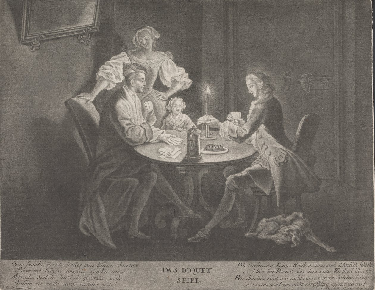 A Biquet játék alkotó: Johann Jacobus Haid