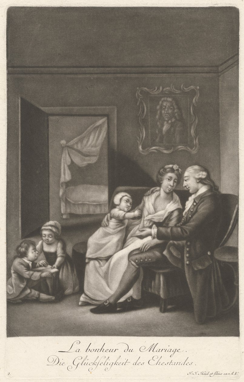 A házasság boldogsága alkotó: Johann Jacobus Haid