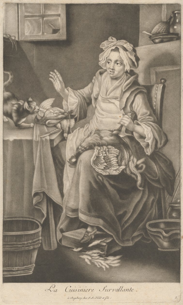 A felügyelő szakács alkotó: Johann Jacobus Haid