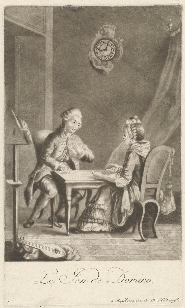 A dominó játék alkotó: Johann Jacobus Haid