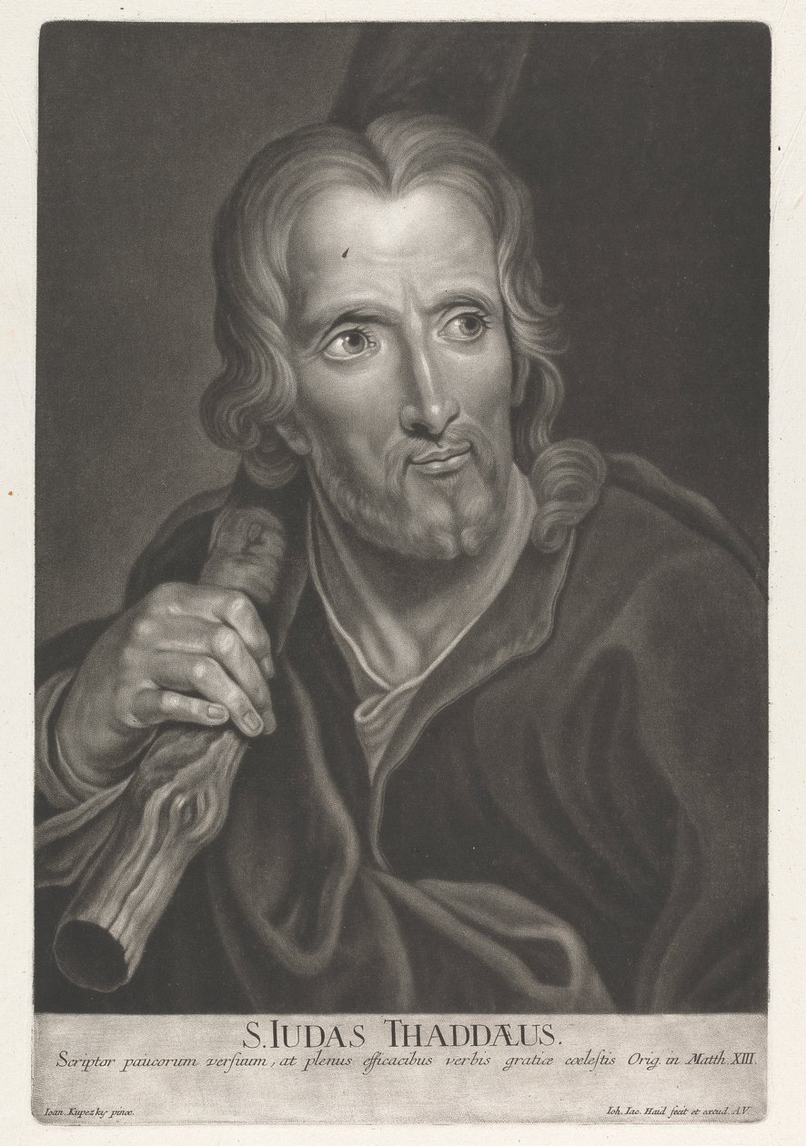 Szent Júdás Tádé alkotó: Johann Jacobus Haid