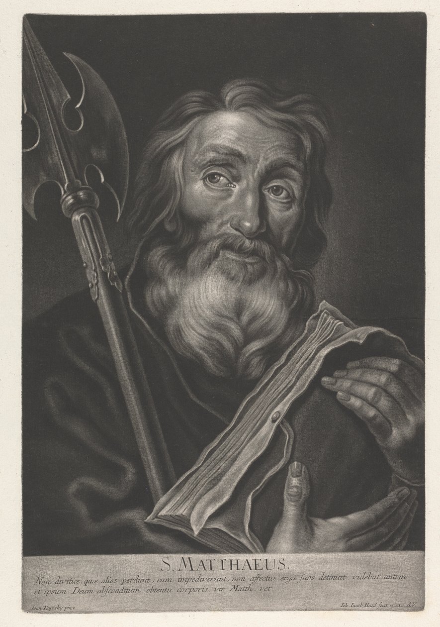 S. Matthaeus alkotó: Johann Jacobus Haid