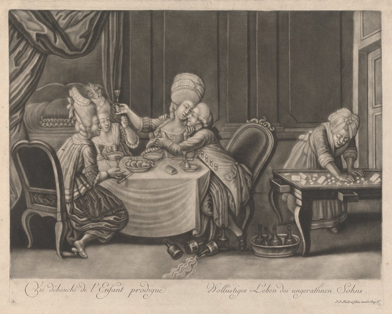A tékozló fiú kicsapongása alkotó: Johann Jacobus Haid
