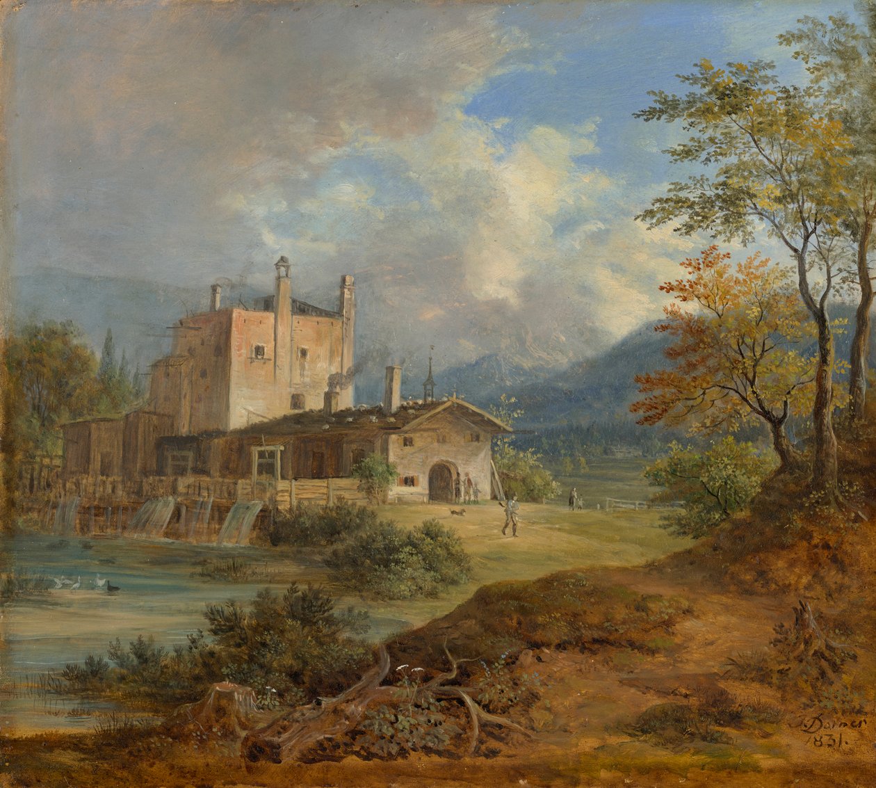 Vaskalapács a hegyekben alkotó: Johann Jakob Dorner der Jüngere