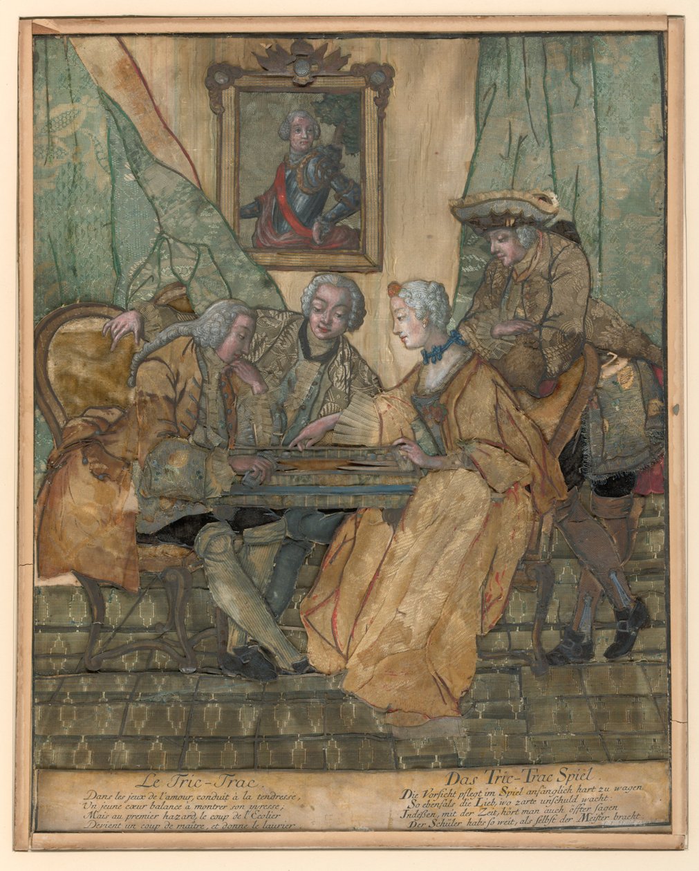 Le Jeu de Tric-Trac [The Game of Tric-Trac] alkotó: Johann Jakob Haid