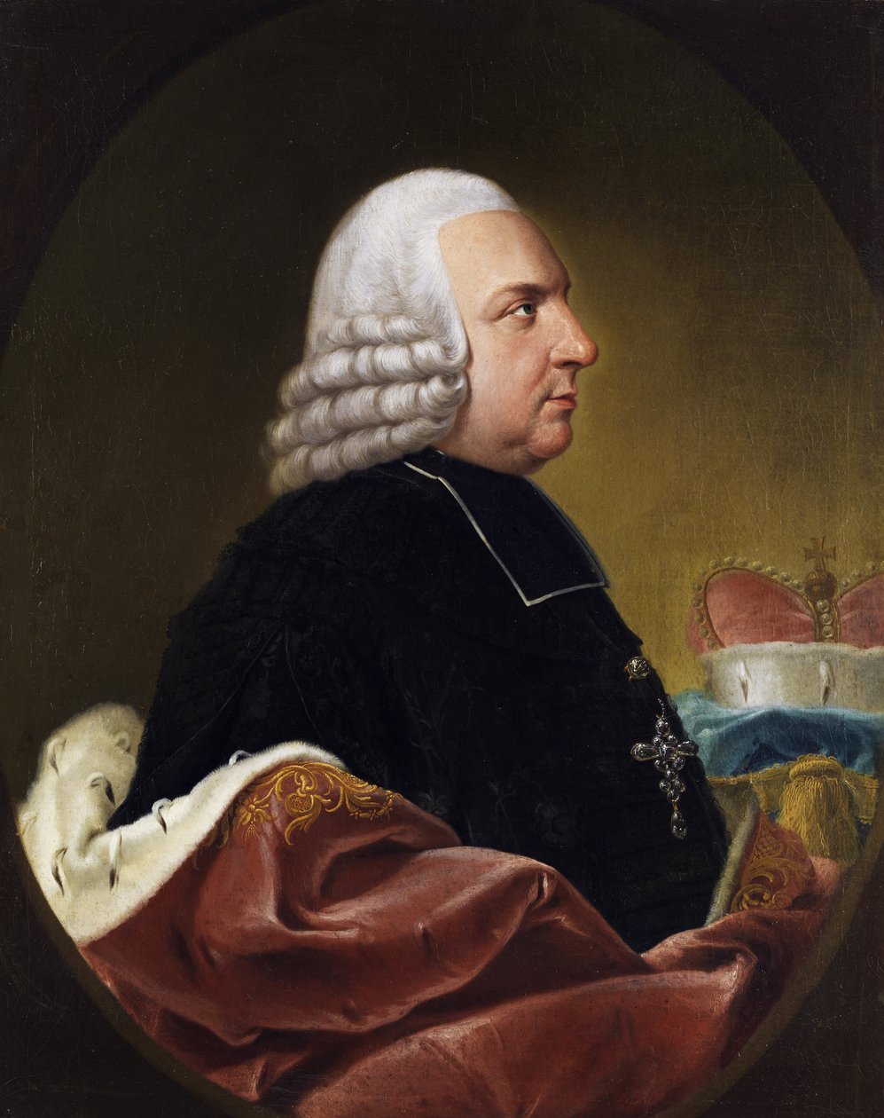 Lothar Franz von Schoenborn portréja 16551729, 13. század eleje. alkotó: Johann Jakob Ihle
