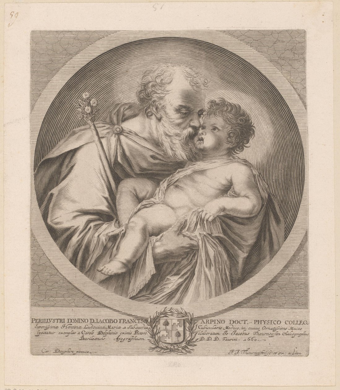 Szent József a gyermek Krisztussal alkotó: Johann Jakob Thurneysen (I)