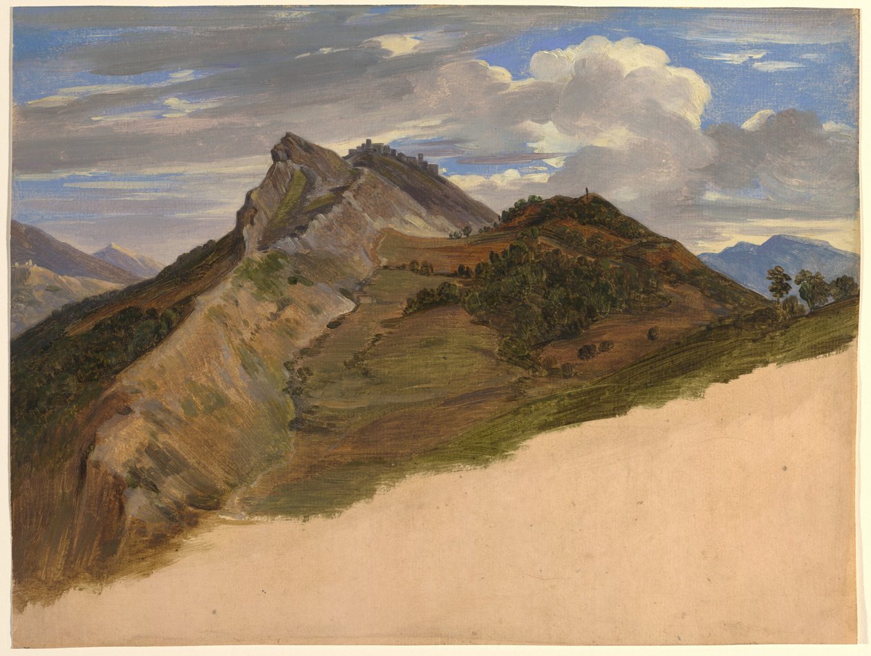 Civitella északról nézve alkotó: Johann Joachim Faber