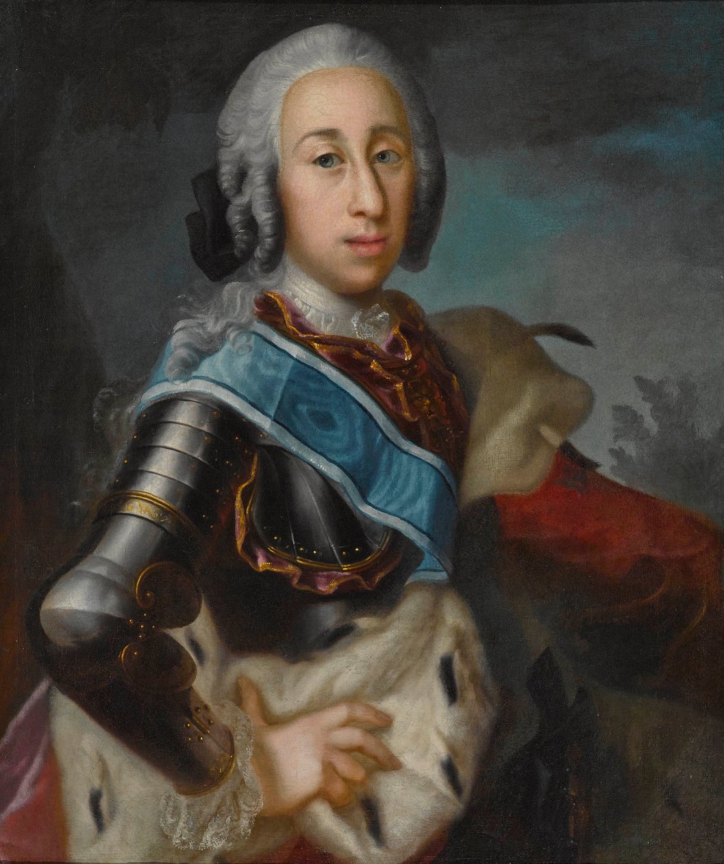 Clement Francois De Paule, BAVIERE hercege - Bajor Ferenc Kelemen (1722-1770) - Johann Jonas Michael (kb. 1715-1791). olajfestmény alkotó: Johann Jonas Michael