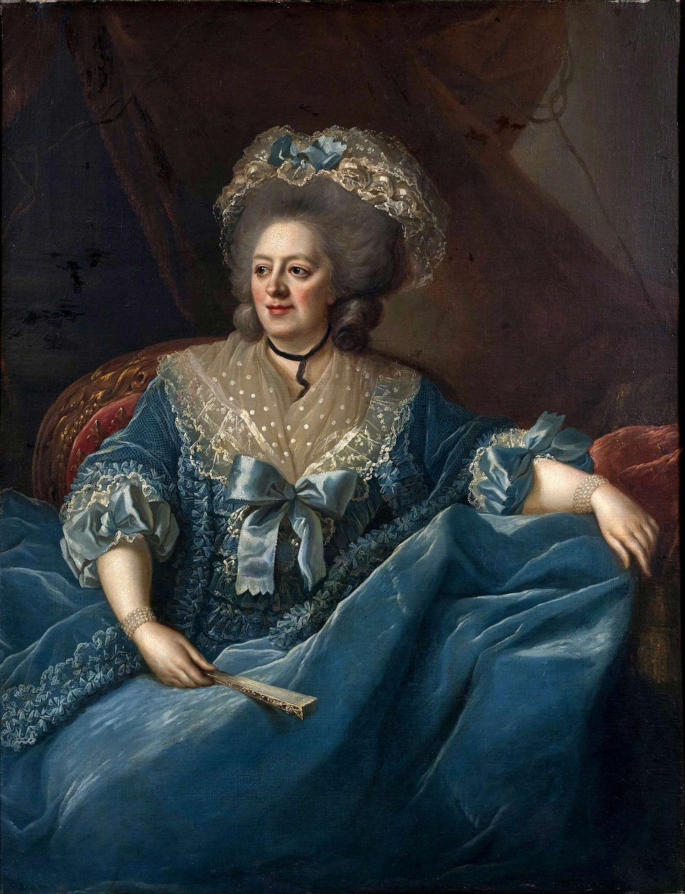 Francia: Marie-Louise-Thérèse-Victoire de France, Madame Victoire néven ismert, XV. Lajos lánya (1733-1799). alkotó: Johann Julius Heinsius
