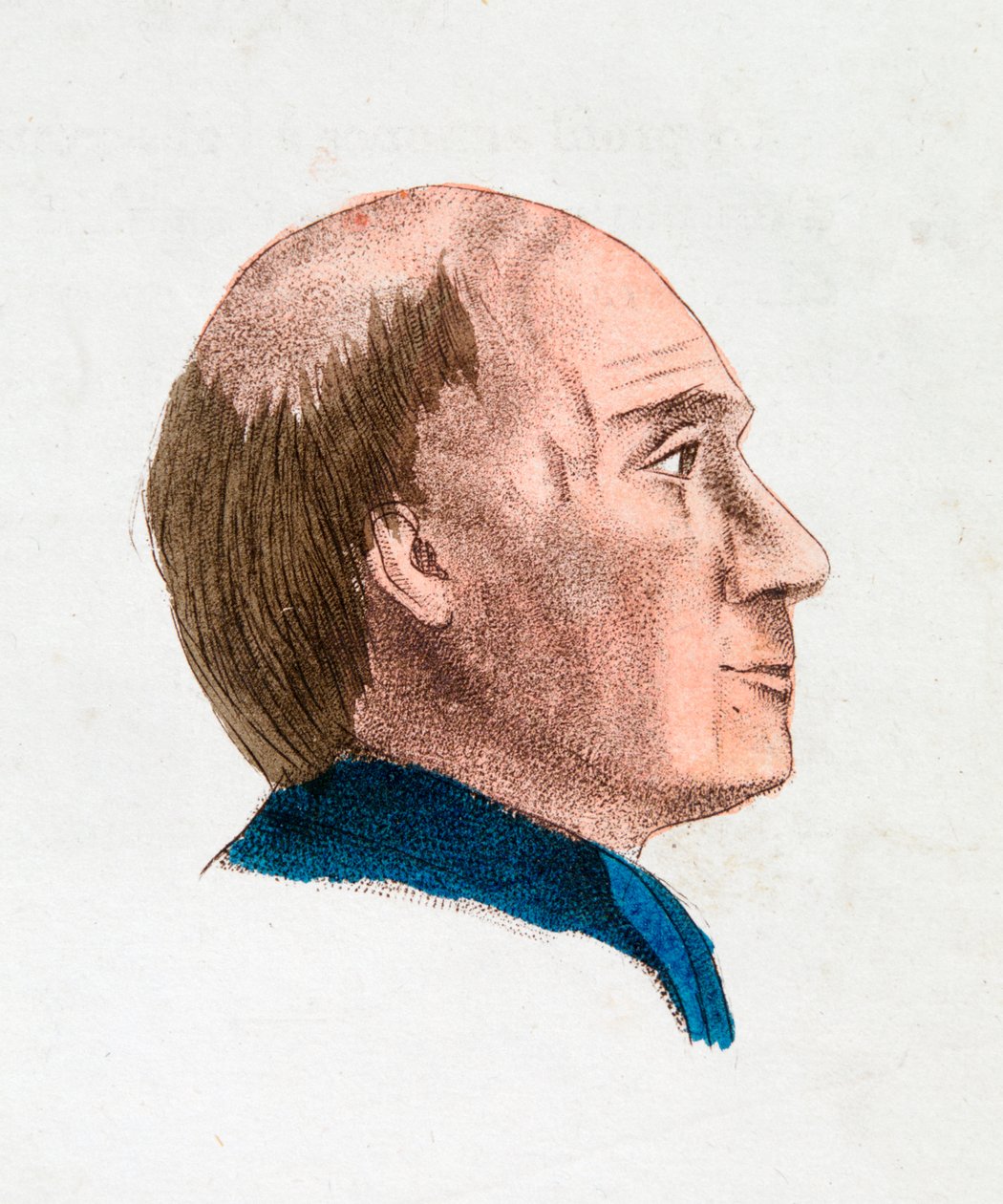Egy filozófiai és mélyen gondolkodó ember arcvonásai, 1808 alkotó: Johann Kaspar Lavater