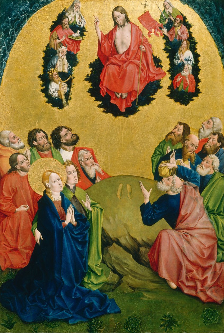 A mennybemenetel, 14561457. alkotó: Johann Koerbecke