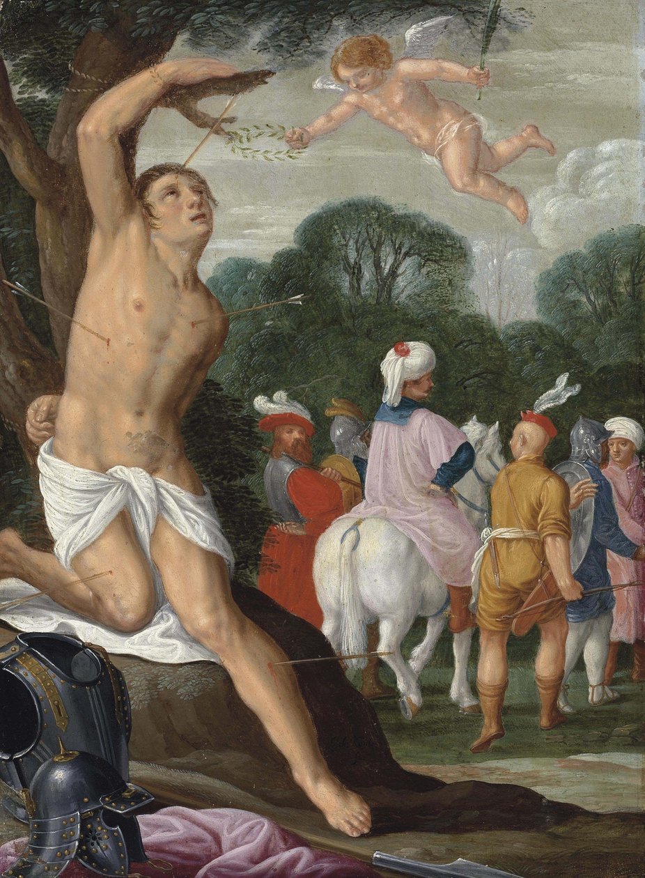 Szent Sebestyén mártíromsága alkotó: Johann König