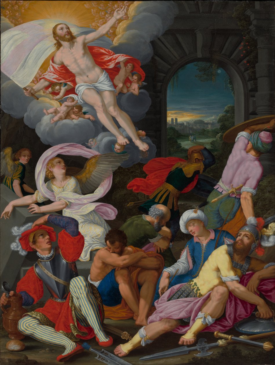 Krisztus feltámadása, 1622. alkotó: Johann König