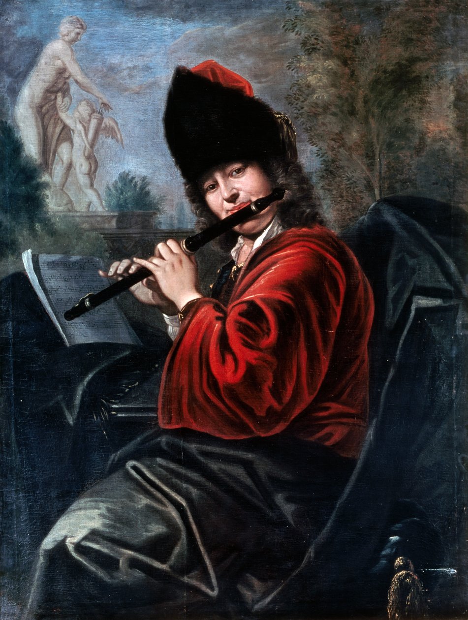 Keresztirányú fuvolajátékos alkotó: Johann Kupetzky