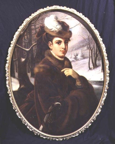 Egy elegáns osztrák hölgy portréja alkotó: Johann Kurtweil