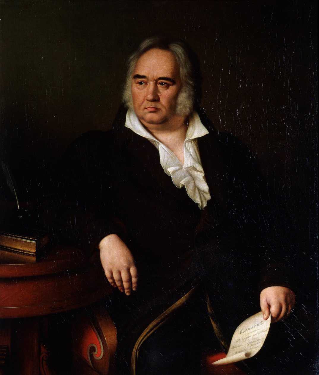 Ivan A Krylov költő portréja, 1832 alkotó: Johann Leberecht Eggink