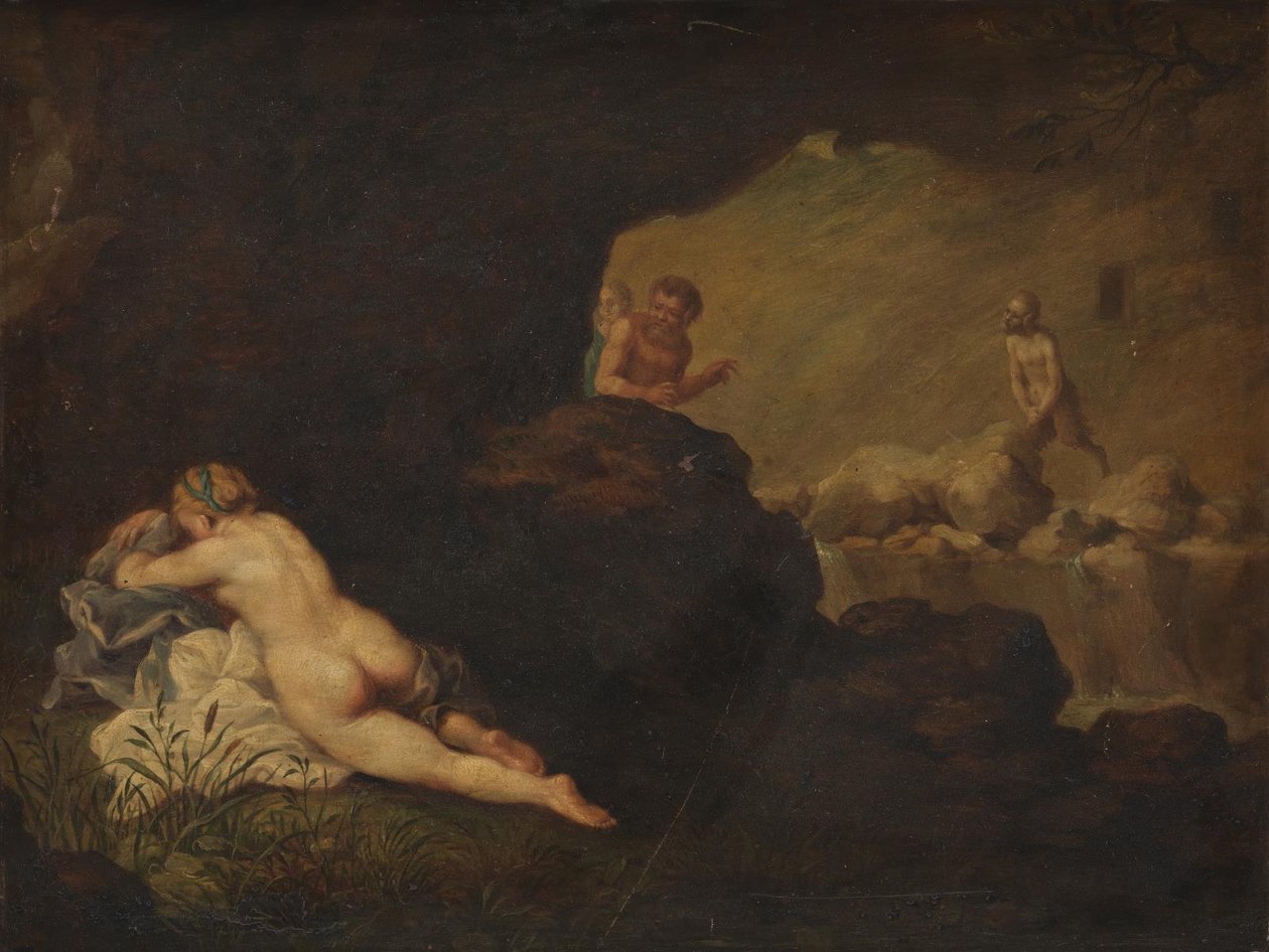 Alvó nimfa alkotó: Johann Liss