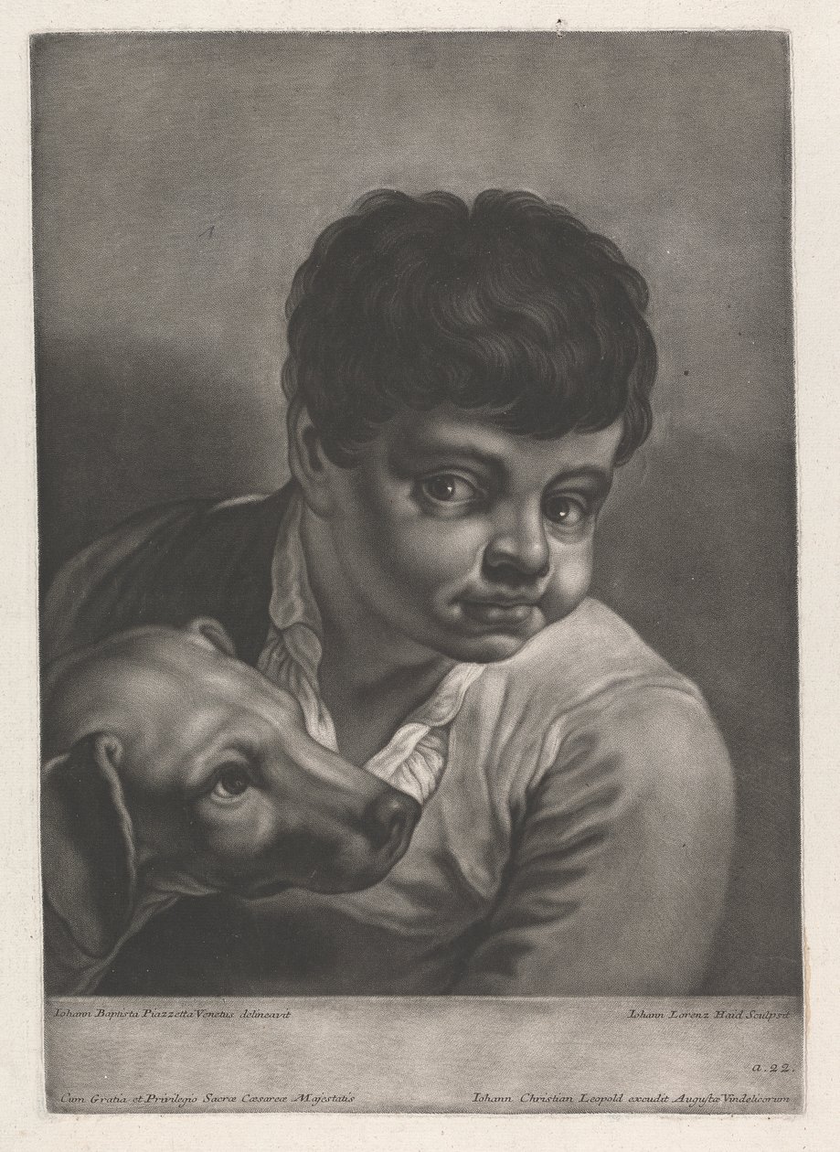 Az ember portréja alkotó: Johann Lorenz Haid