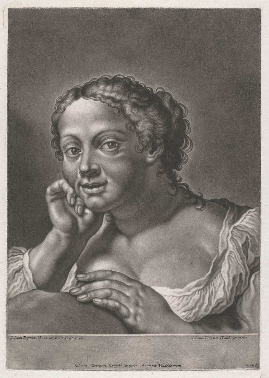 Egy nő portréja alkotó: Johann Lorenz Haid