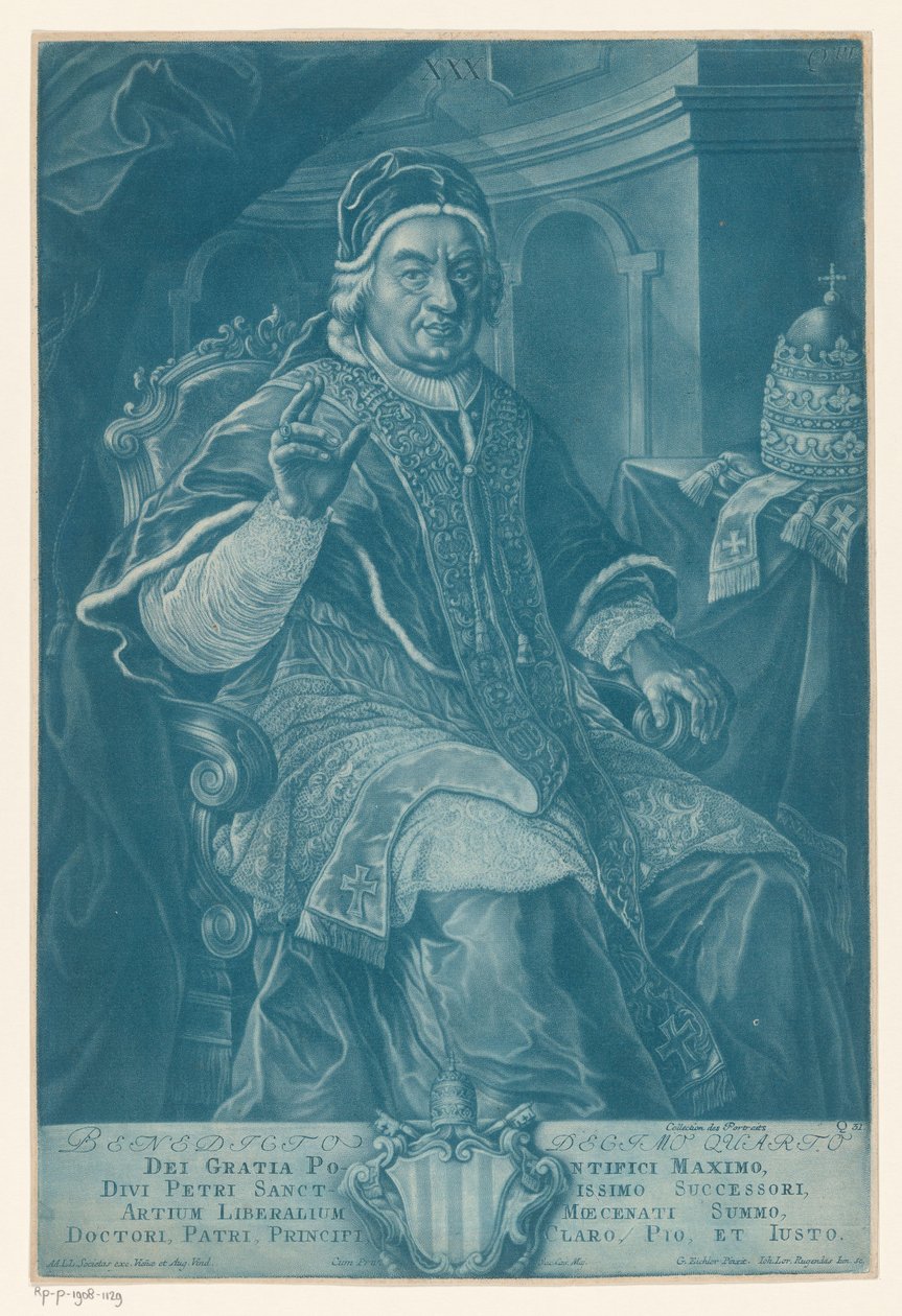 Benedek portréja XIV alkotó: Johann Lorenz Rugendas (II)