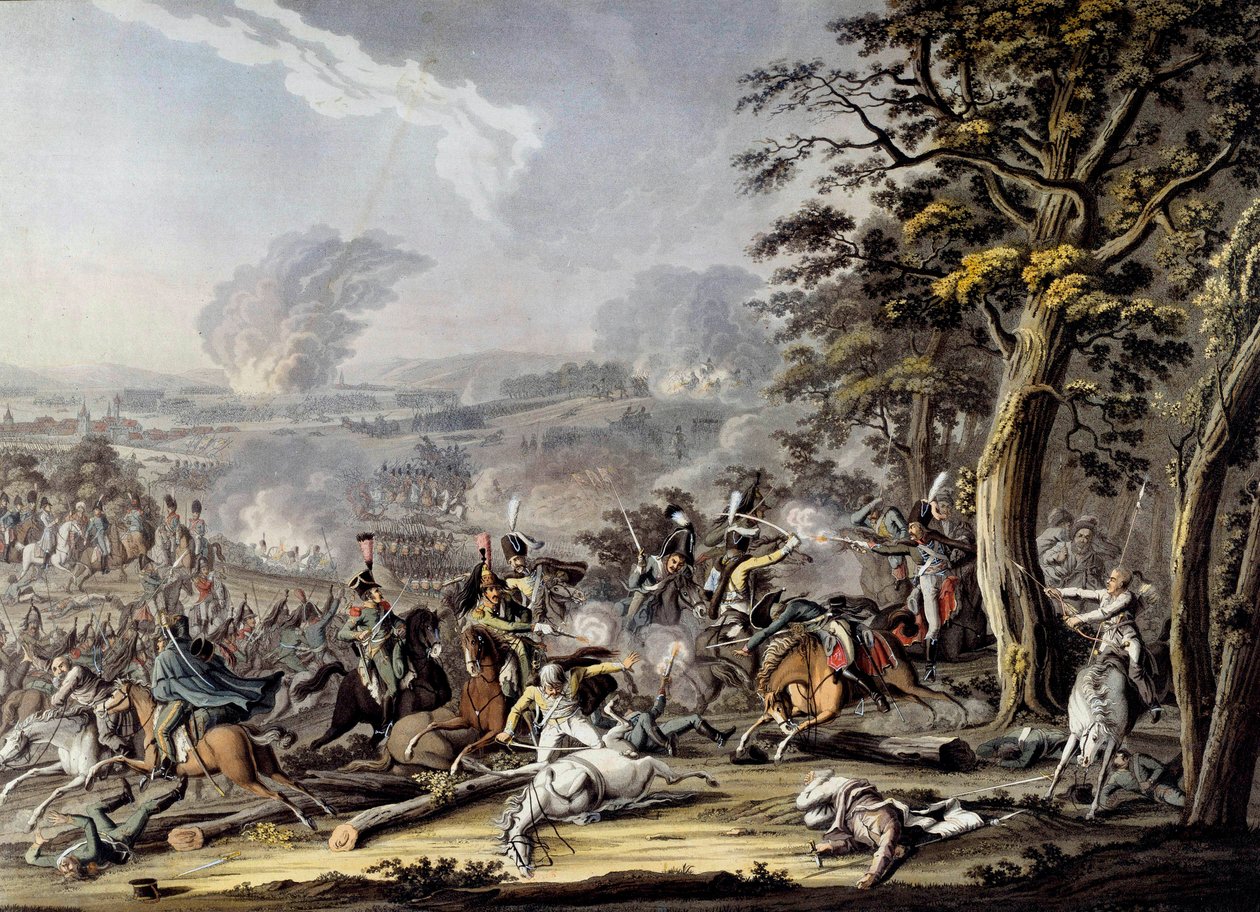A Negyedik Koalíció háborúja: A Friedlandi csata „” képe alkotó: Johann Lorenz Rugendas