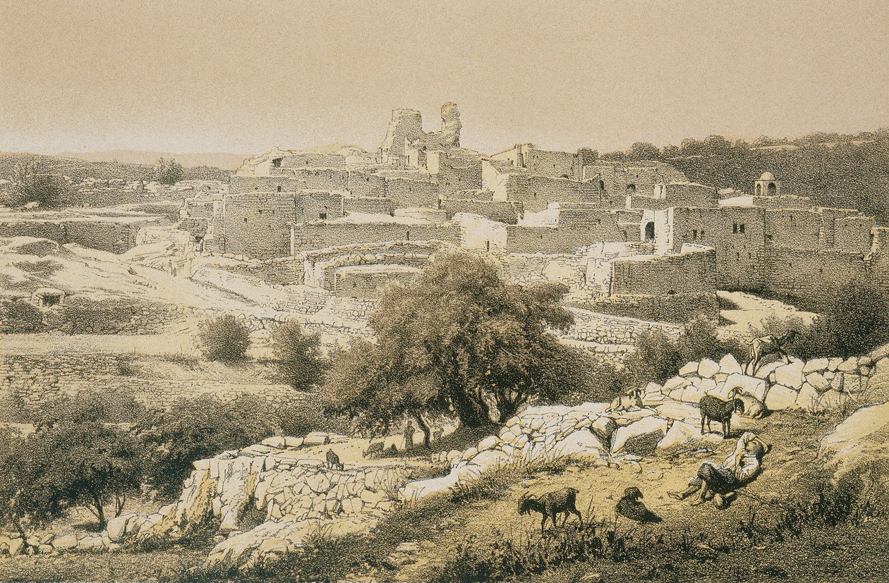 Bethany. Rézkarc Bernatz és társai - Steinkopk J.F. Szerkesztő alkotó: Johann Martin Bernatz