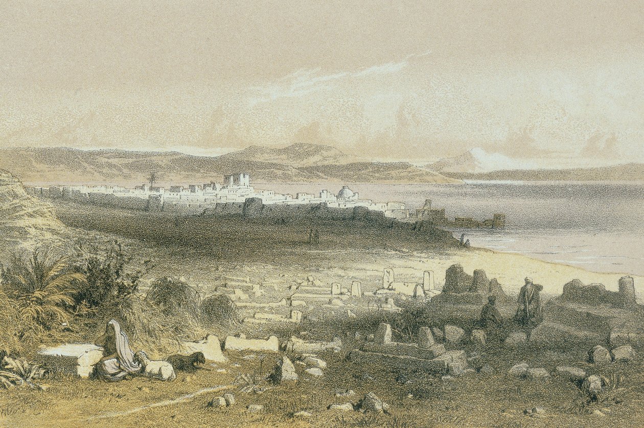 Tiberias Schacher-Steinkopk J. F. Editore rézkarcán alkotó: Johann Martin Bernatz
