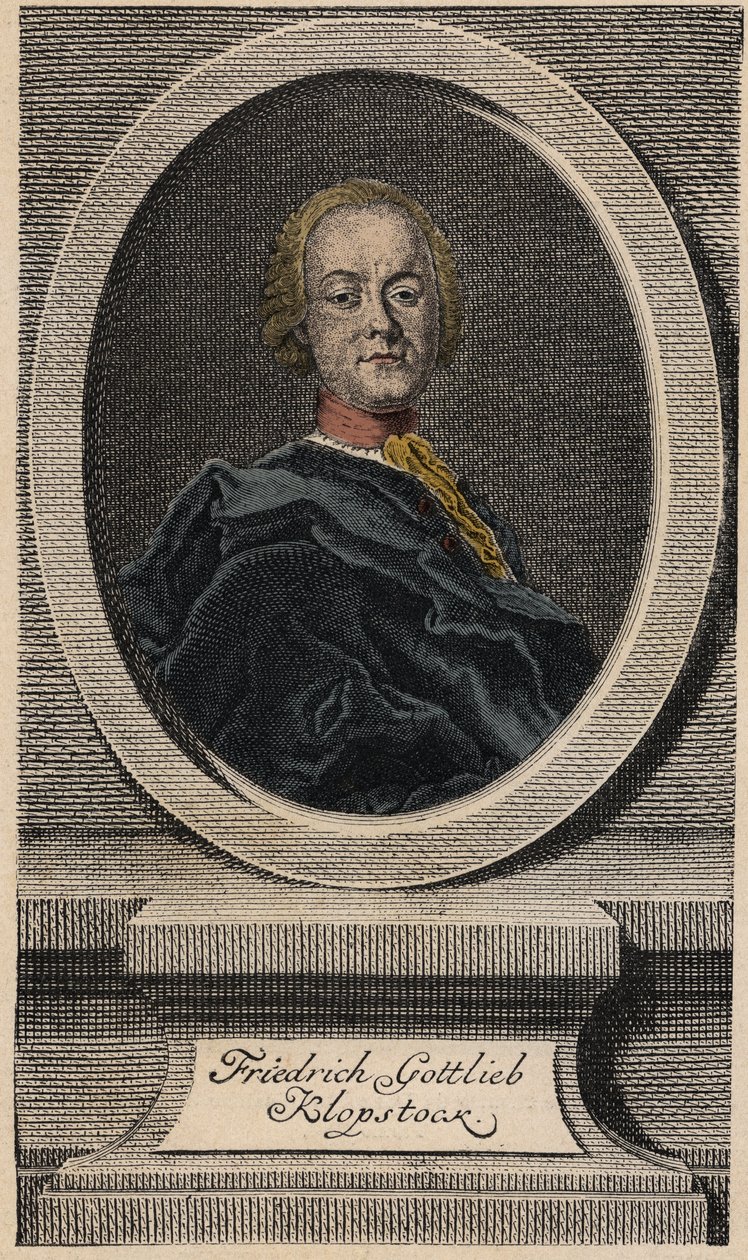 Friedrich Gottlieb Klopstock (1724-1803), német költő alkotó: Johann Martin Bernigeroth