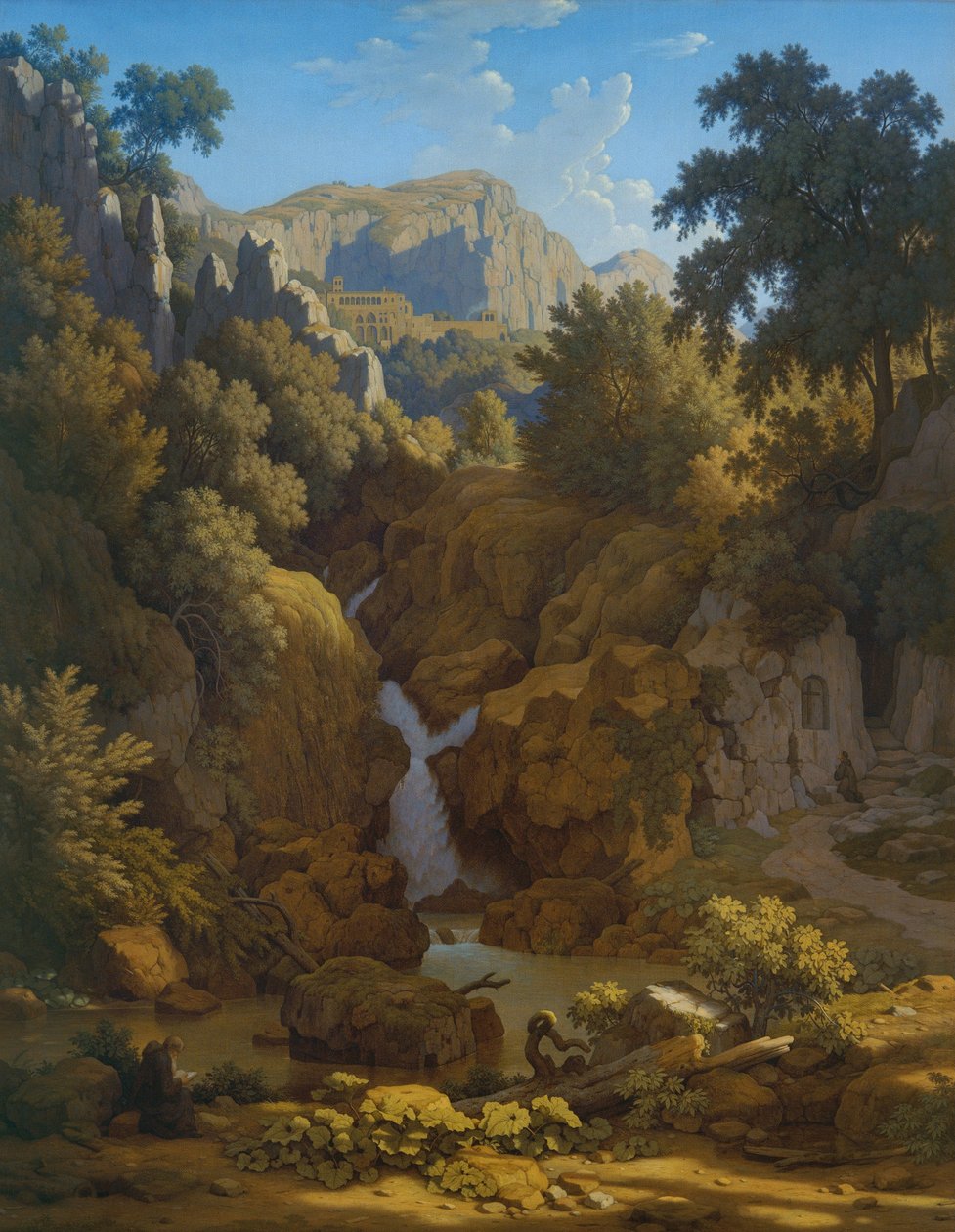 Subiaco-ban alkotó: Johann Martin von Rohden